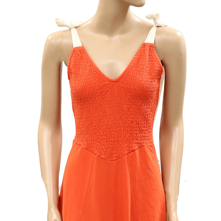 Free People Free-Est Cecelia Solid Midi Dress