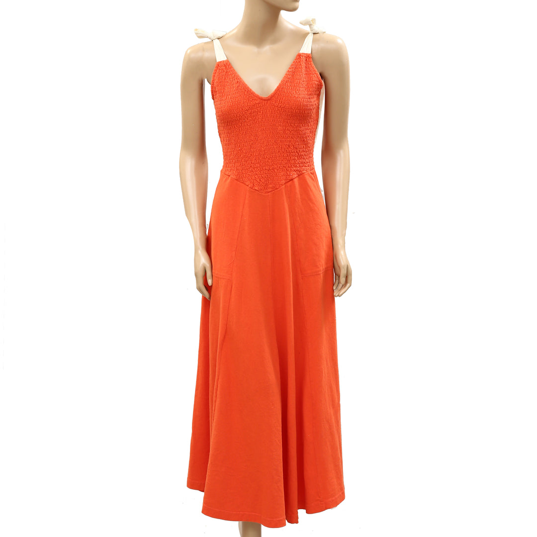 Free People Free-Est Cecelia Solid Midi Dress