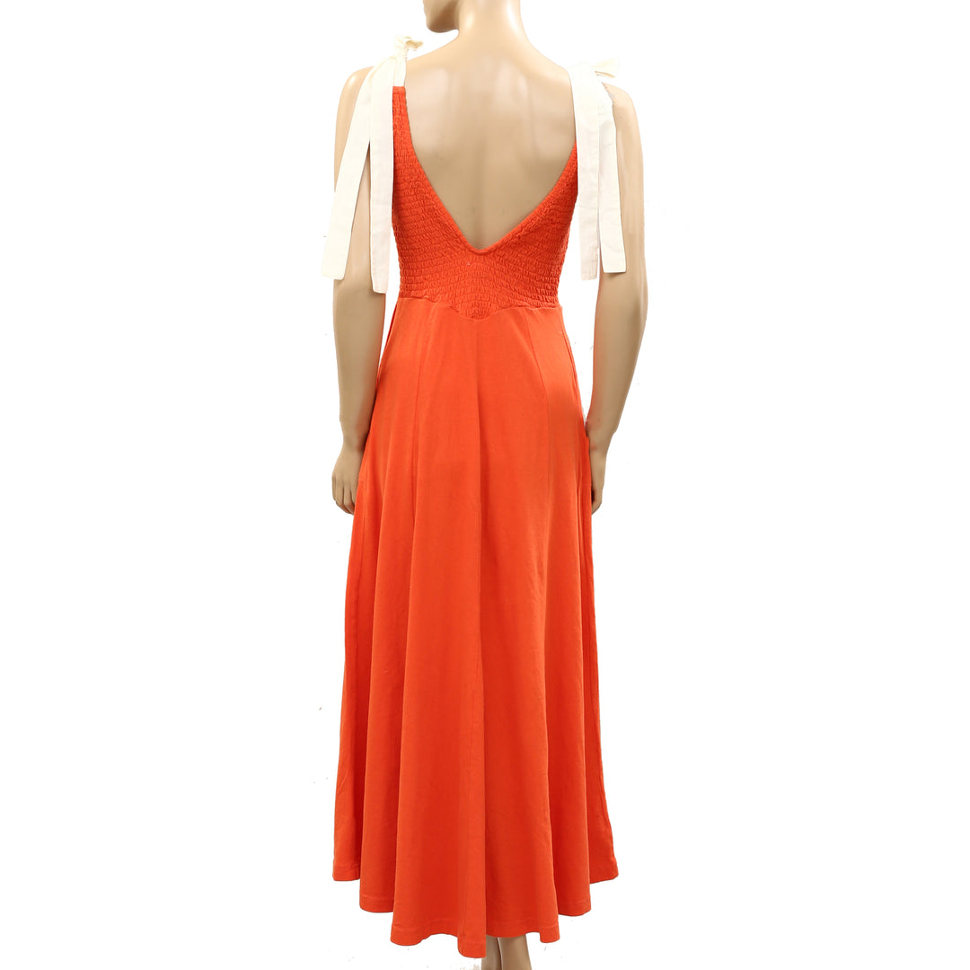 Free People Free-Est Cecelia Solid Midi Dress