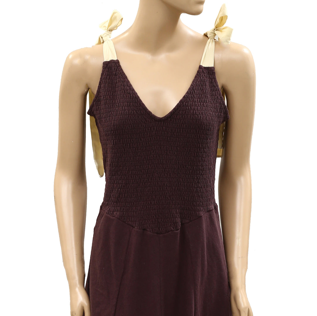 Free People Free-Est Cecelia Solid Midi Dress