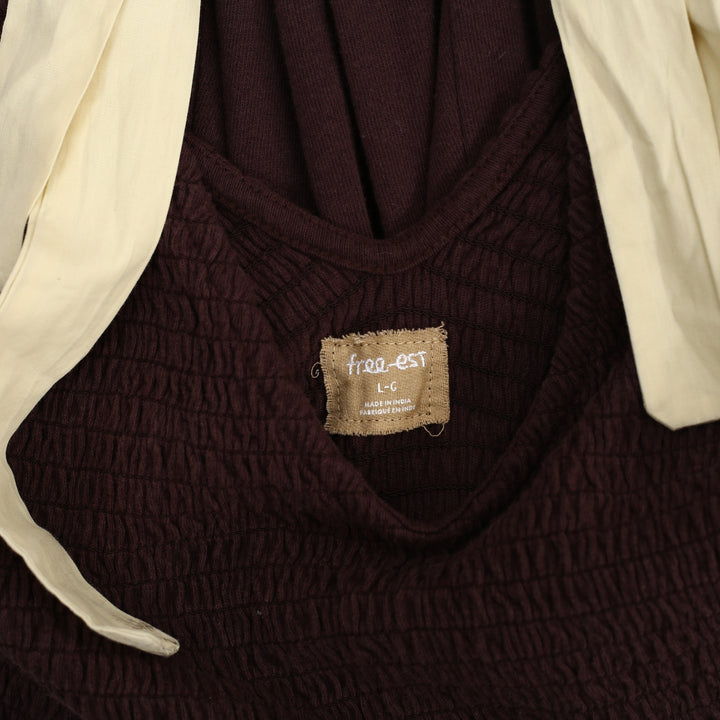 Free People Free-Est Cecelia Solid Midi Dress