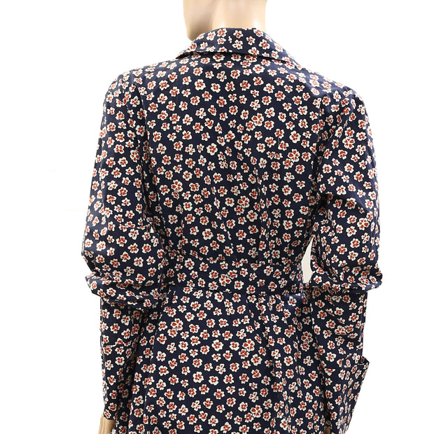 Doen Floral Printed Cover-Up Tunic Top