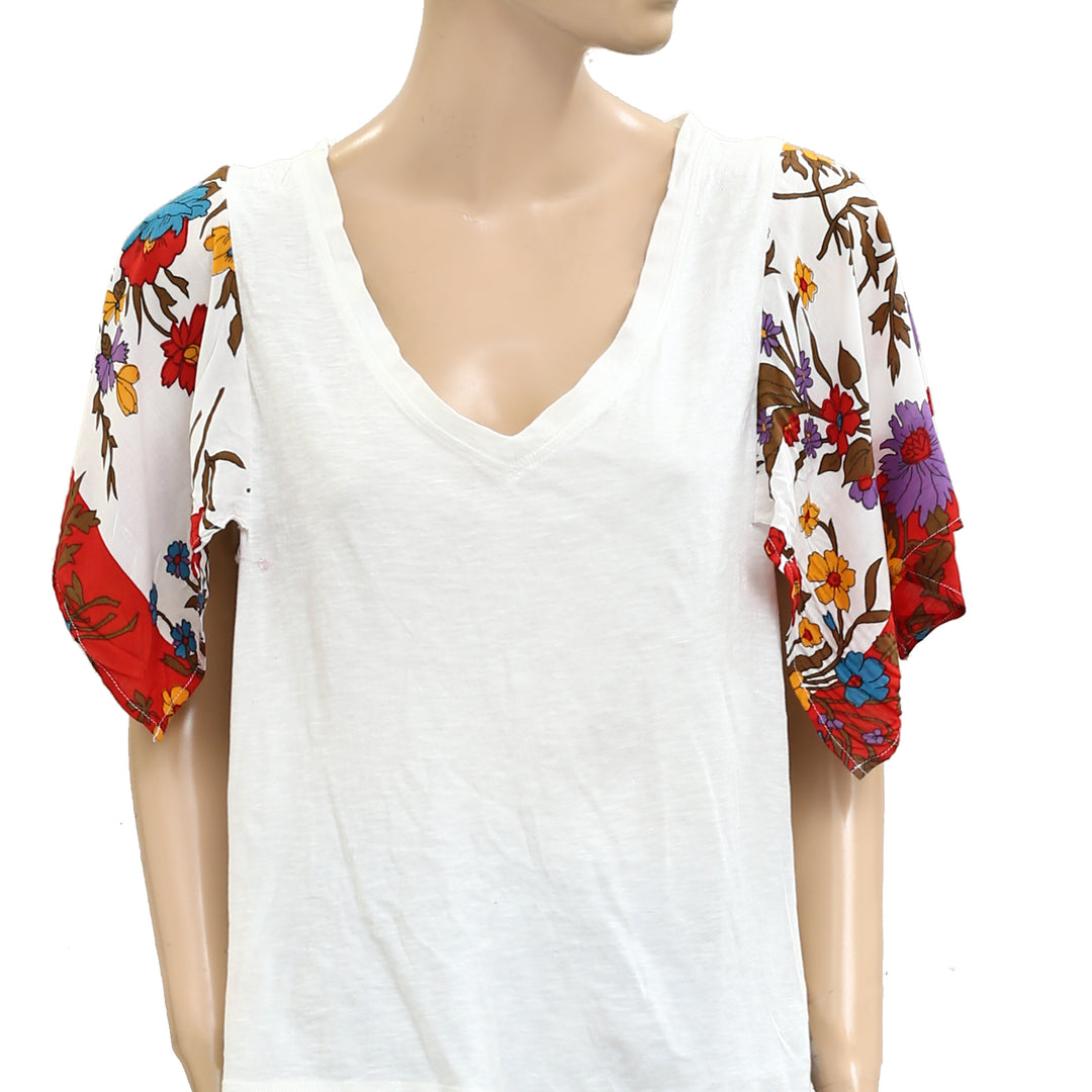 By Anthropologie Floral Printed Blouse Top