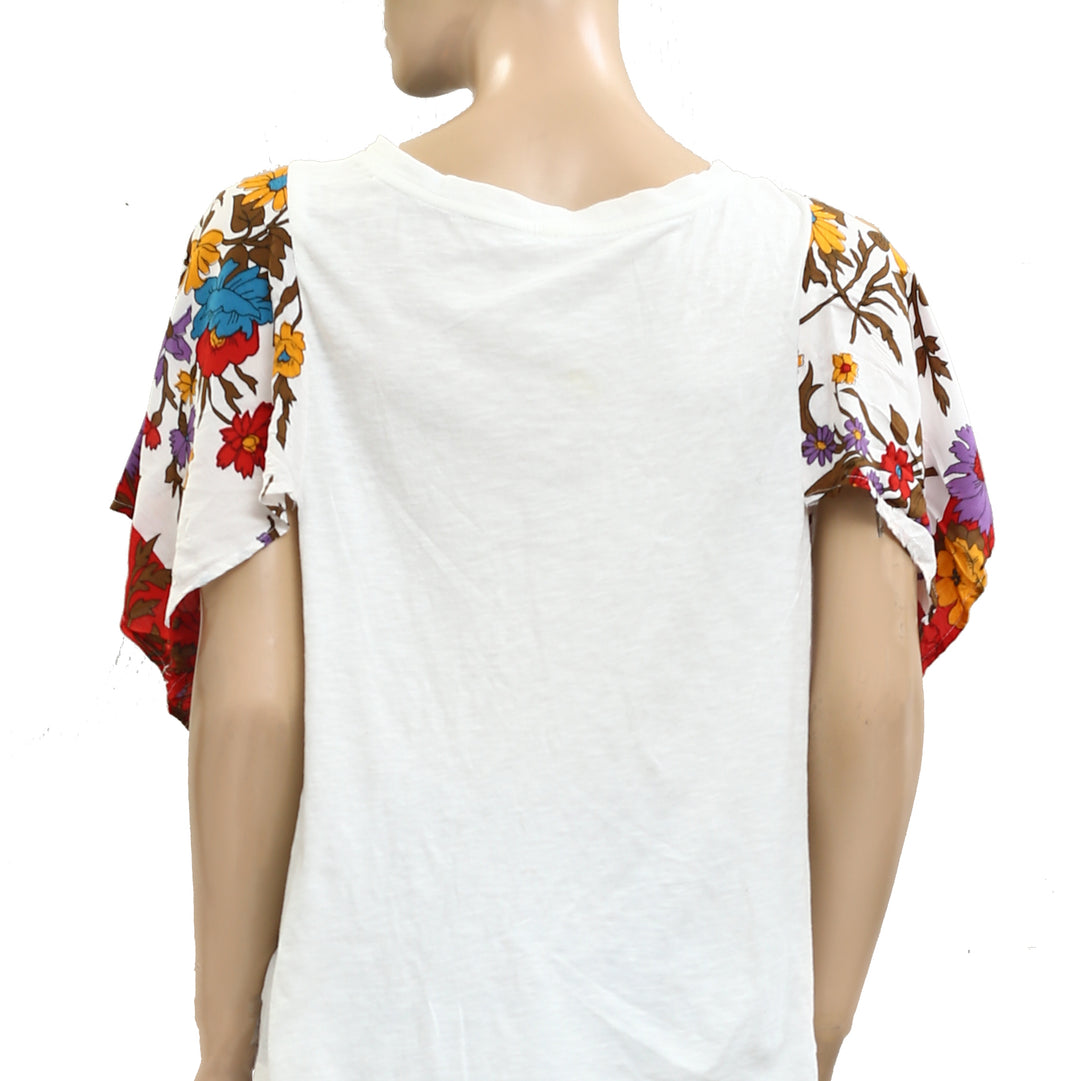 By Anthropologie Floral Printed Blouse Top
