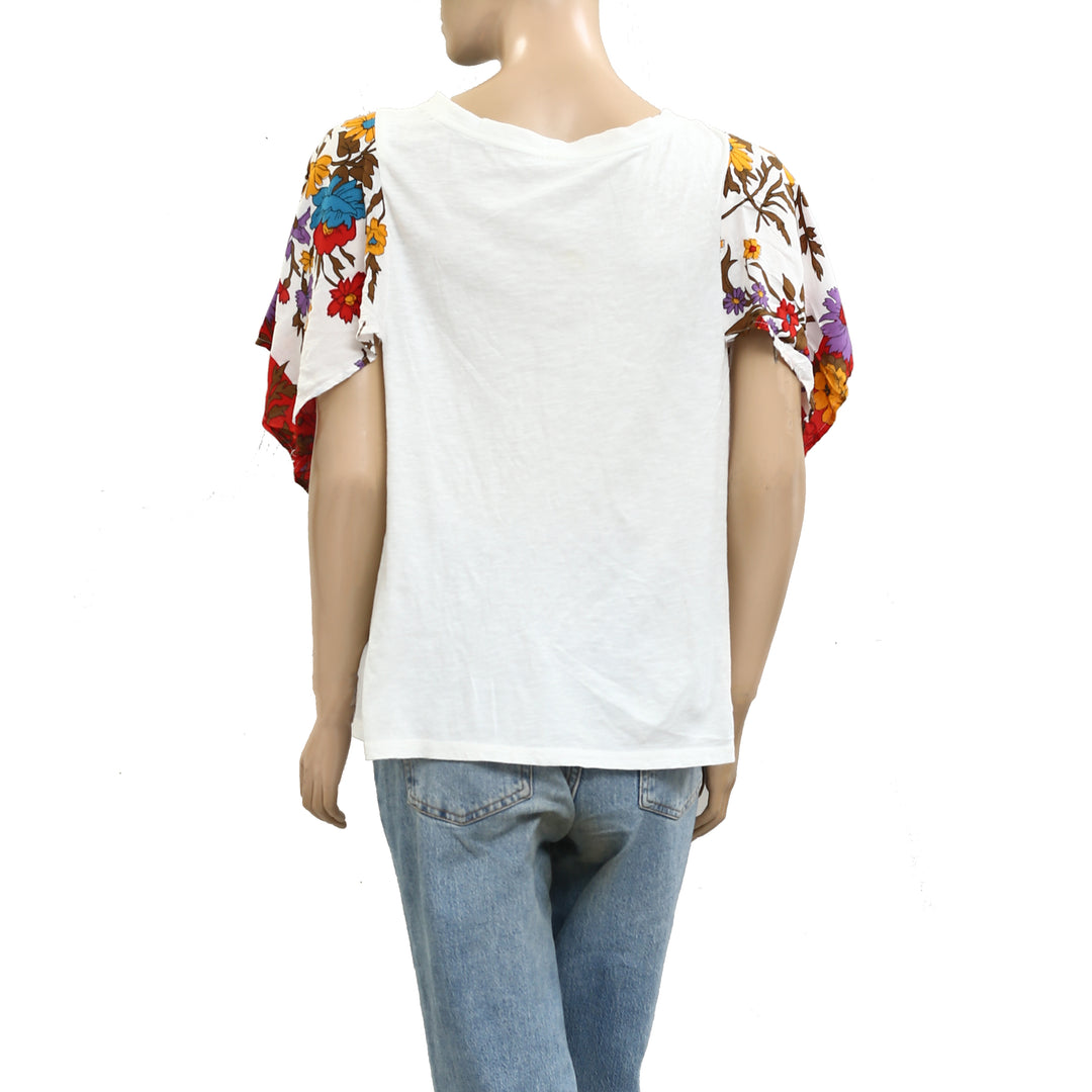 By Anthropologie Floral Printed Blouse Top