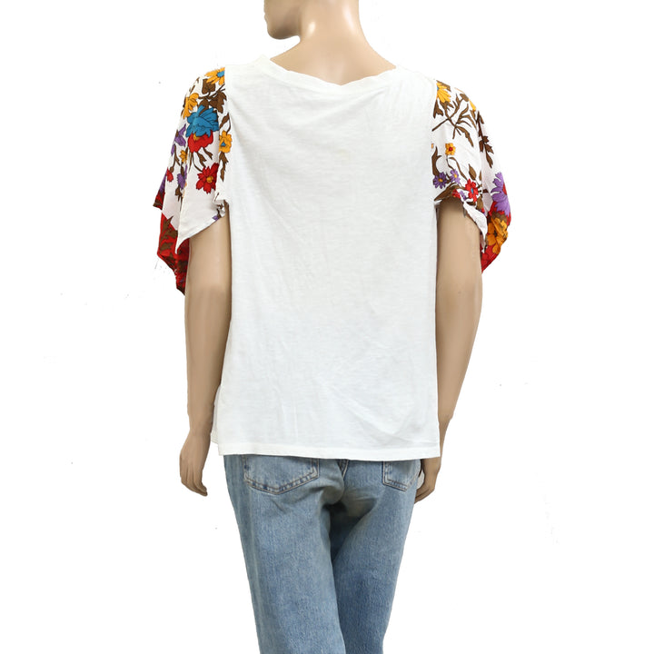 By Anthropologie Floral Printed Blouse Top