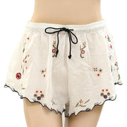 Intimately Free People Kate Embroidered Shorts