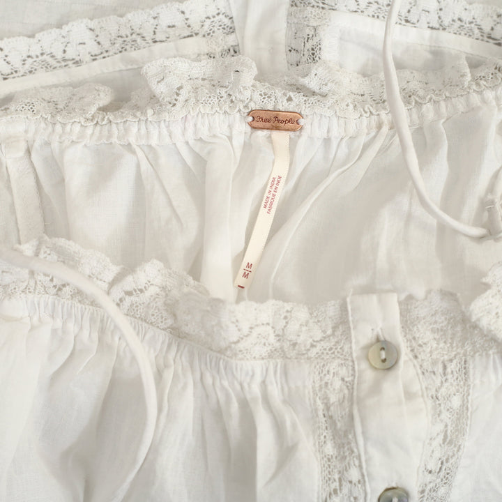 Free People Wistful Daydream Tube Cropped Top