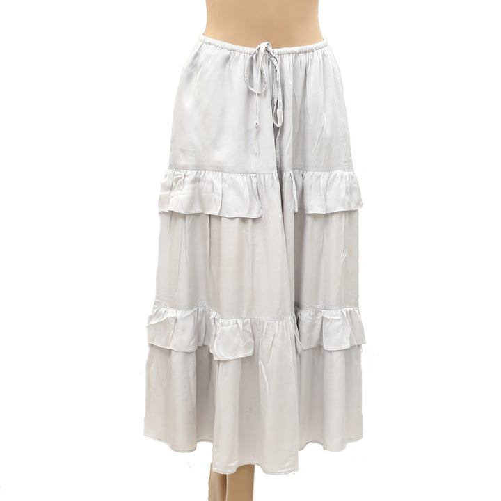 Kerri Rosenthal Athena Maxi Sandwash Silk Skirt