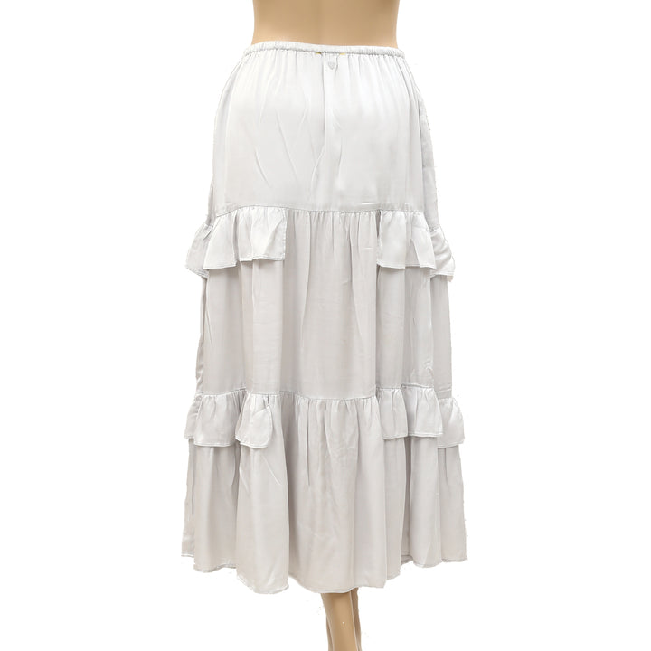 Kerri Rosenthal Athena Maxi Sandwash Silk Skirt