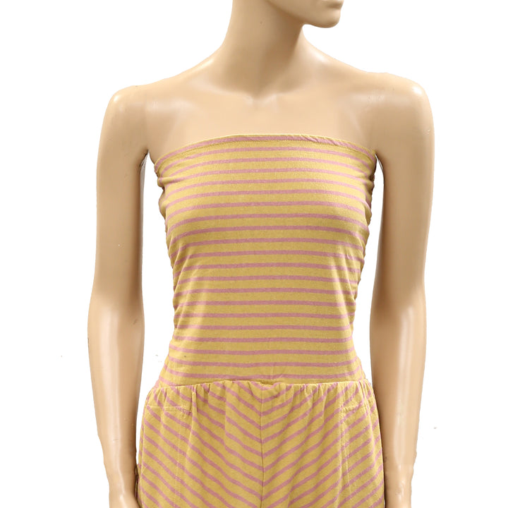 Free People Free Est Daley One-Piece Strip Tube Jumpsuit Dress