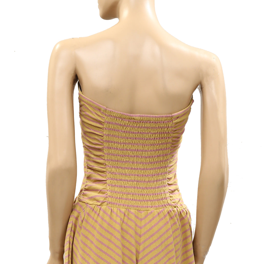 Free People Free Est Daley One-Piece Strip Tube Jumpsuit Dress