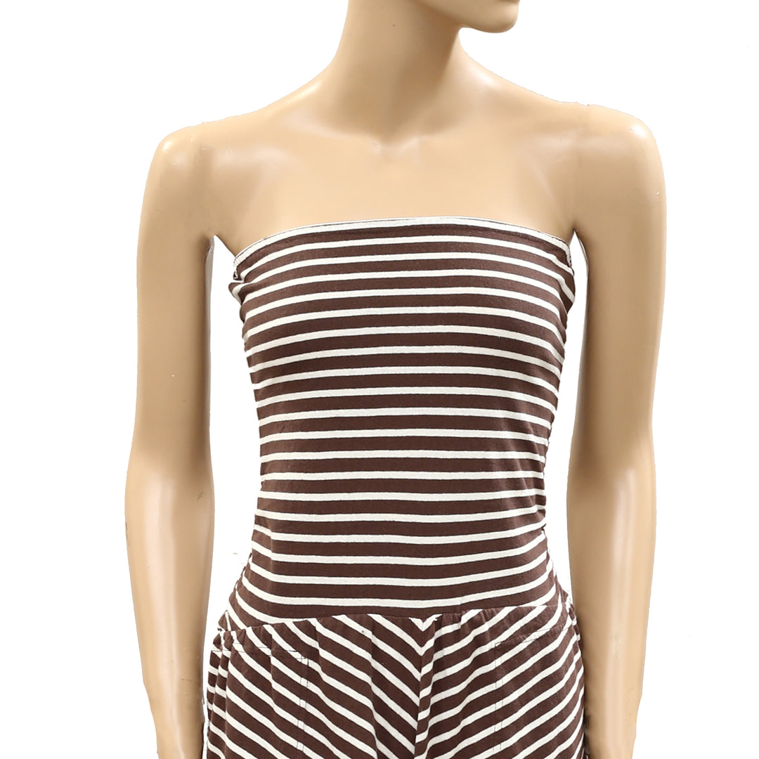 Free People Free Est Daley One-Piece Strip Tube Jumpsuit Dress