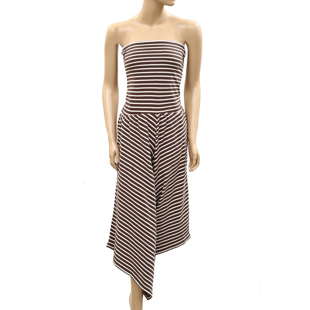 Free People Free Est Daley One-Piece Strip Tube Jumpsuit Dress