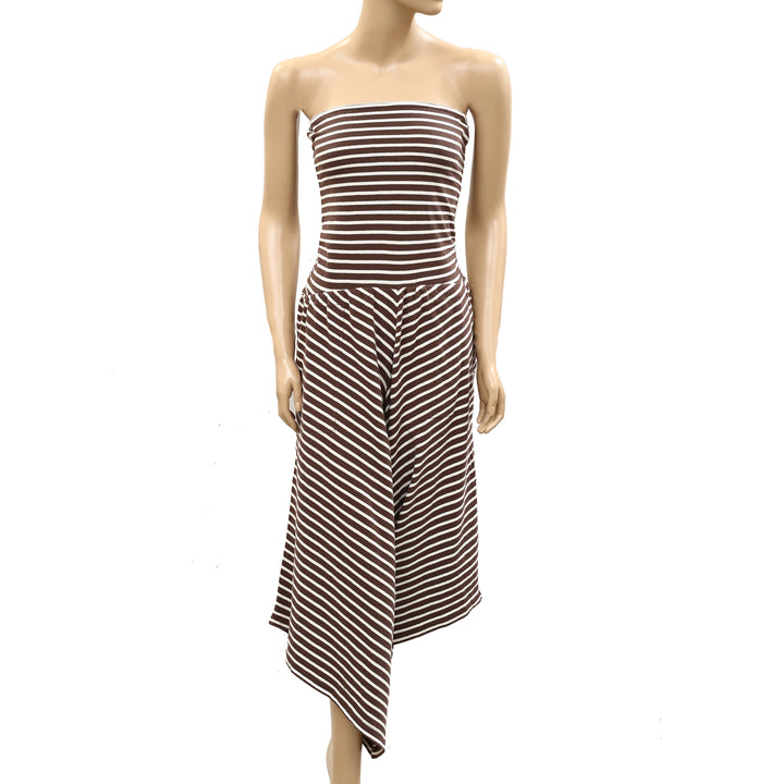 Free People Free Est Daley One-Piece Strip Tube Jumpsuit Dress