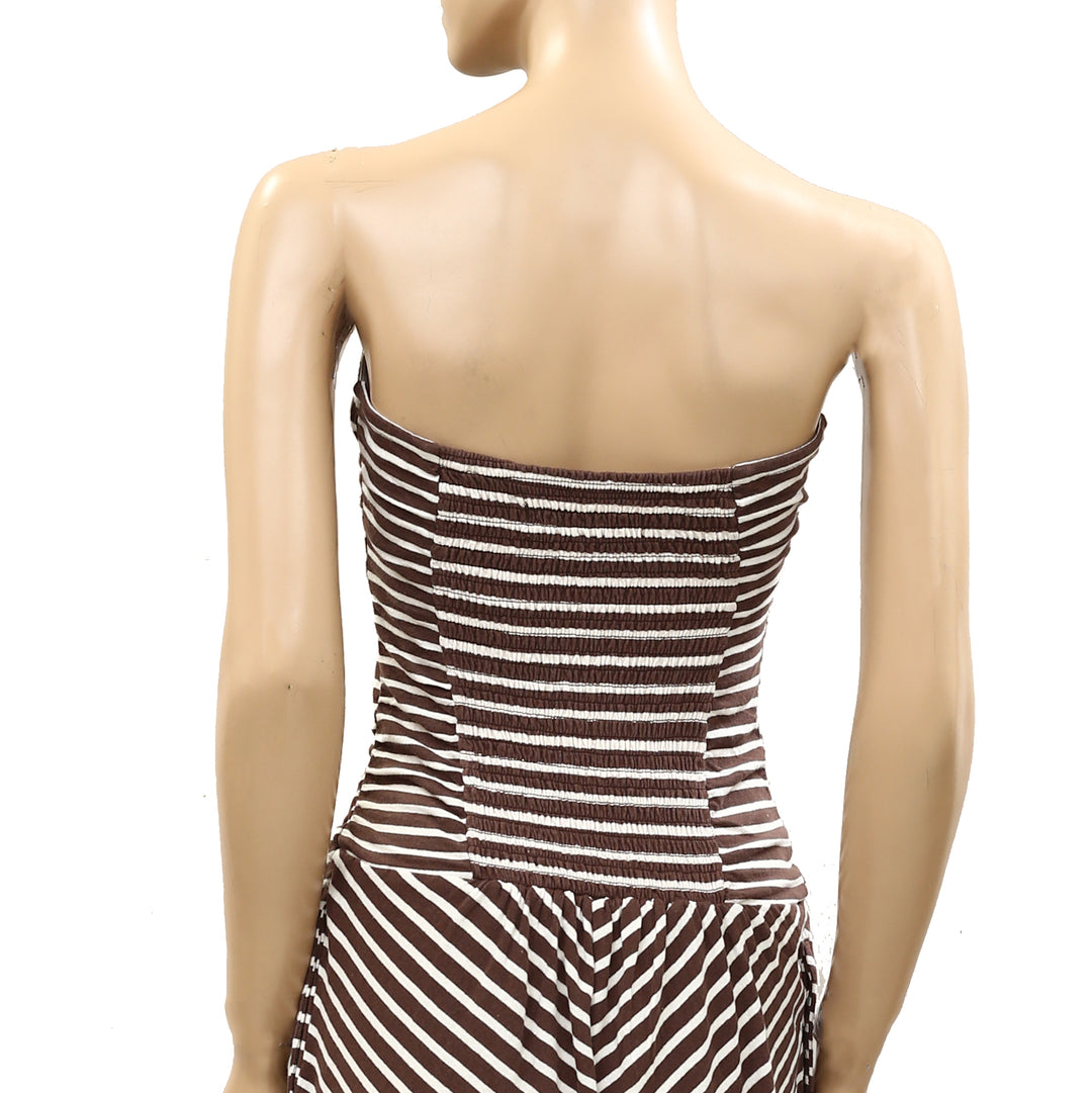 Free People Free Est Daley One-Piece Strip Tube Jumpsuit Dress