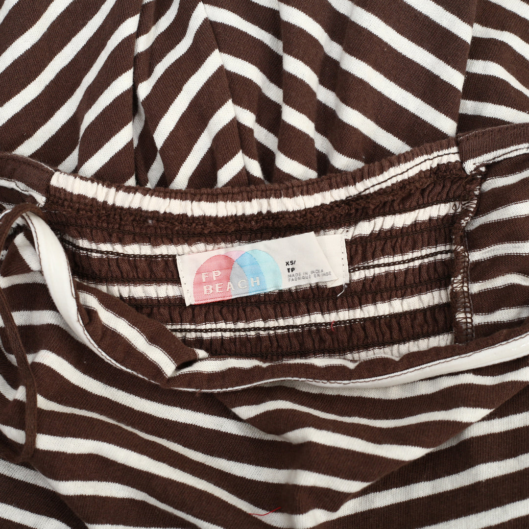 Free People Free Est Daley One-Piece Strip Tube Jumpsuit Dress