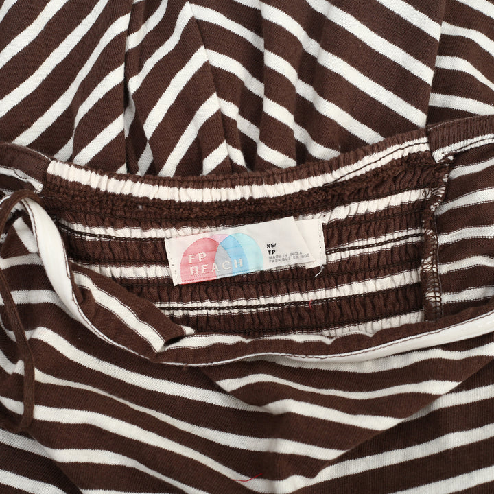 Free People Free Est Daley One-Piece Strip Tube Jumpsuit Dress