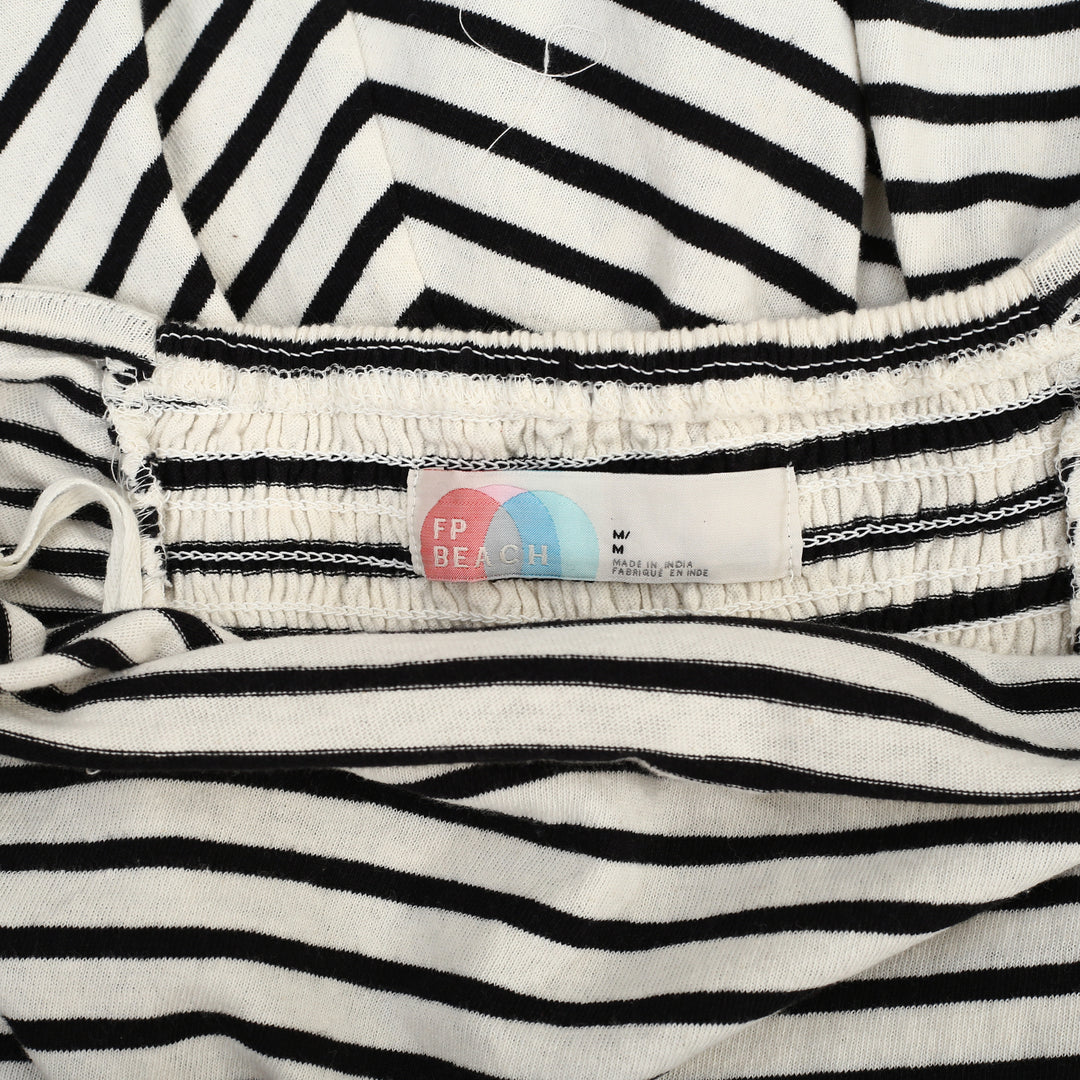 Free People Free Est Daley One-Piece Strip Tube Jumpsuit Dress