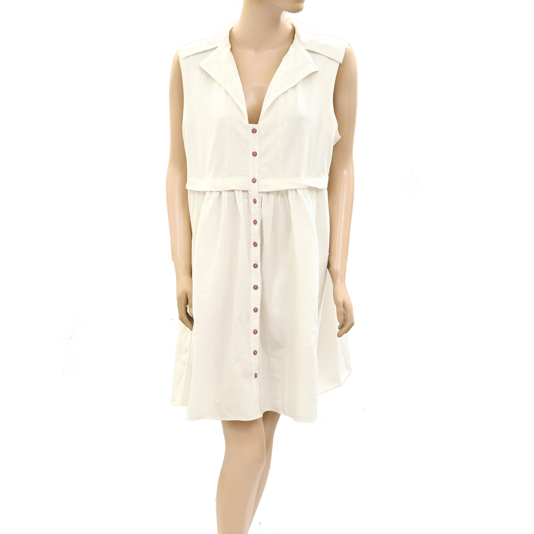Daily Practice by Anthropologie Collared Coastal Mini Dress