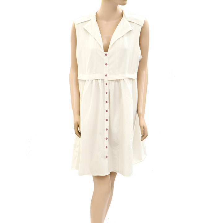 Daily Practice by Anthropologie Collared Coastal Mini Dress