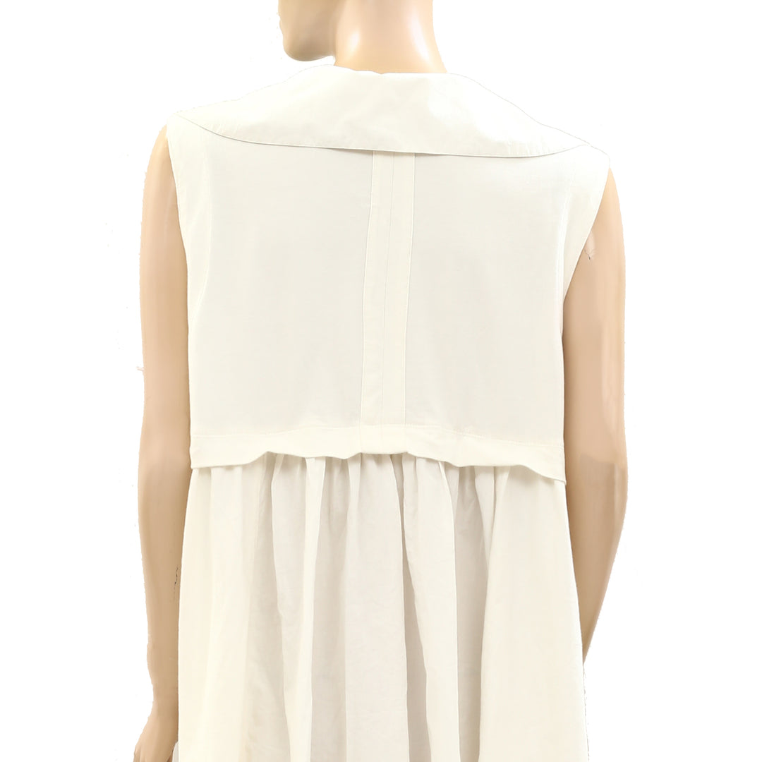Daily Practice by Anthropologie Collared Coastal Mini Dress