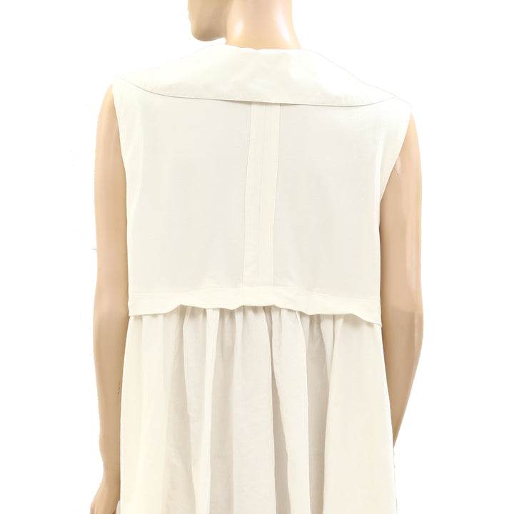 Daily Practice by Anthropologie Collared Coastal Mini Dress