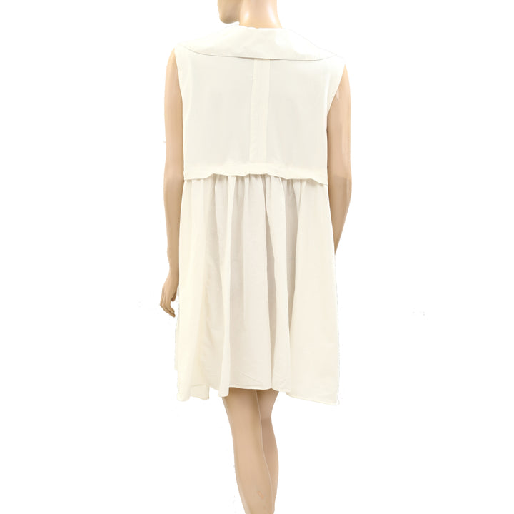 Daily Practice by Anthropologie Collared Coastal Mini Dress