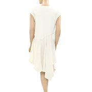 Daily Practice by Anthropologie Short-Sleeve Asymmetrical Midi Dress