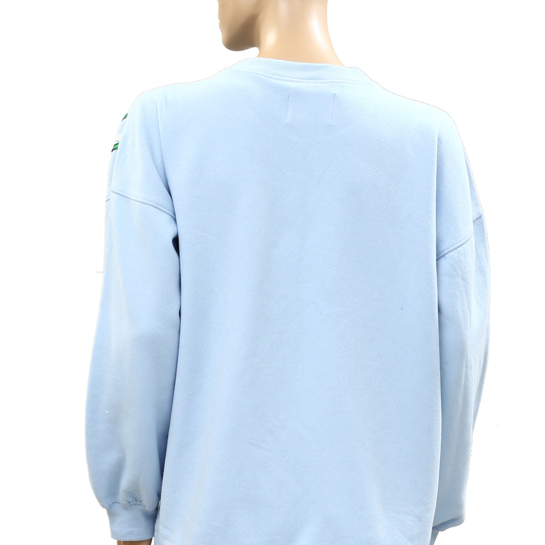 Anthropologie Celandine Embellished Crew-Neck Sweatshirt Top