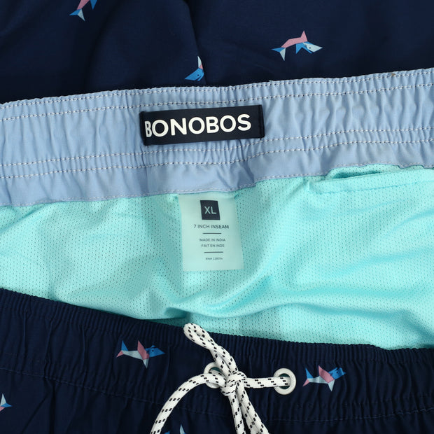 Bonobos Riviera Recycled Swim Trunks Geo Sharks Shorts