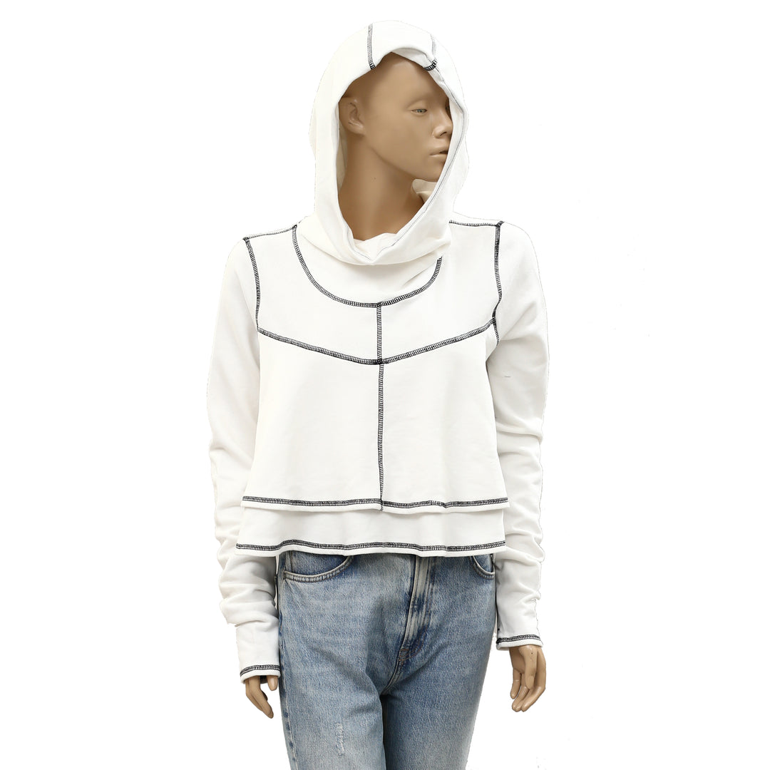 Free People FP Movement First Place Pullover Hoodie Cropped Top
