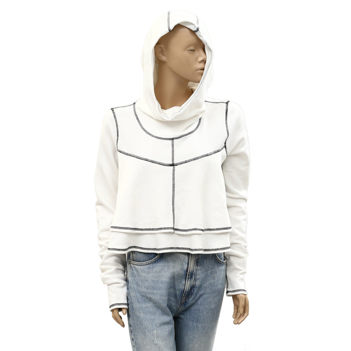 Free People FP Movement First Place Pullover Hoodie Cropped Top