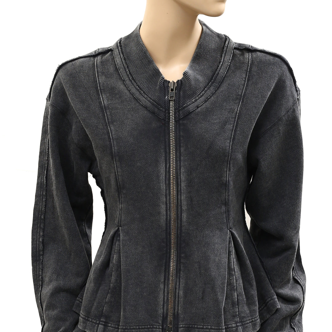 Free People Ziggy Zip-Up Jacket Top
