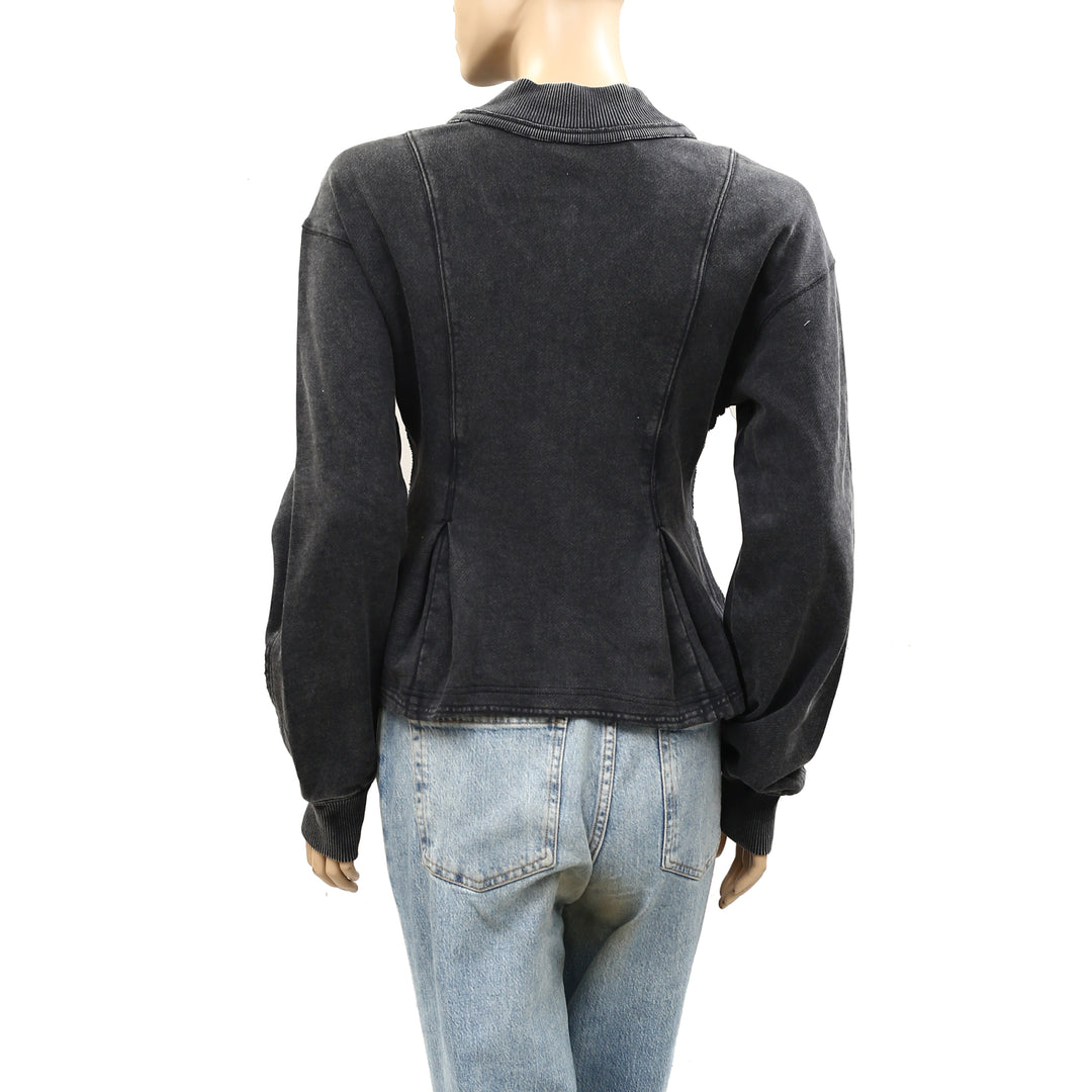Free People Ziggy Zip-Up Jacket Top