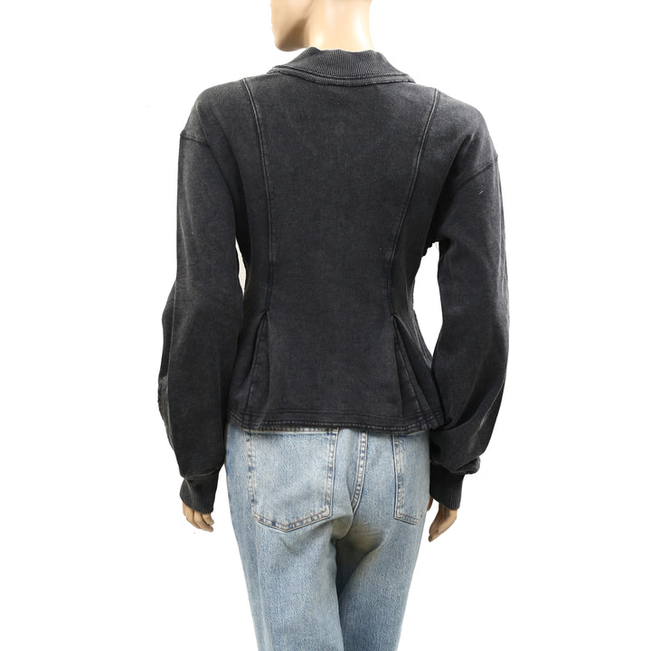 Free People Ziggy Zip-Up Jacket Top