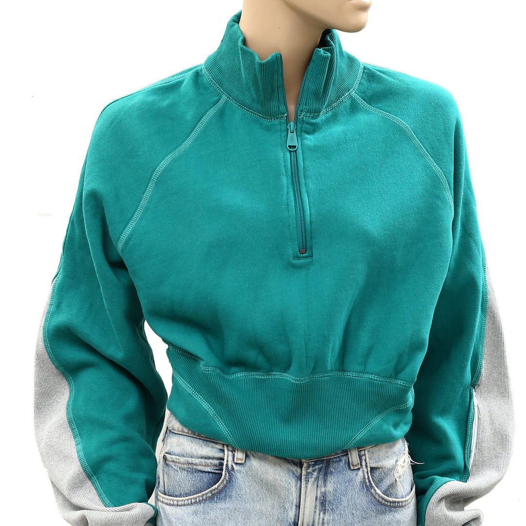 Free People FP Movement Out Of The Park Pullover Sweatshirt Top
