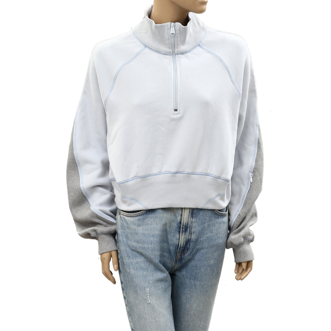 Free People FP Movement Out Of The Park Pullover Sweatshirt Top