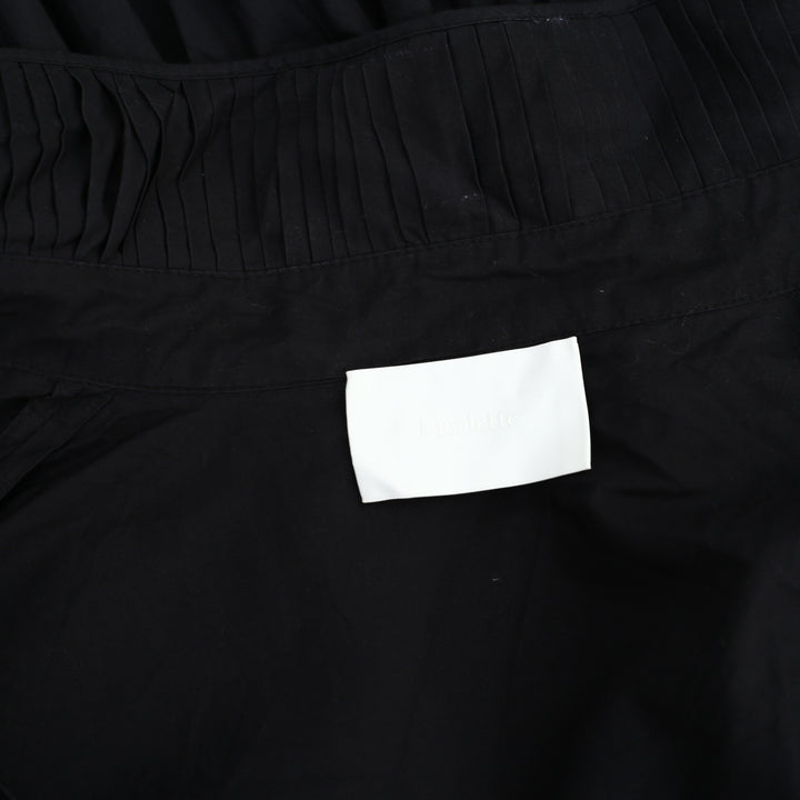 Merlette Buttondown Taylor Blouson-Sleeve Poplin Mini Shirt Dress