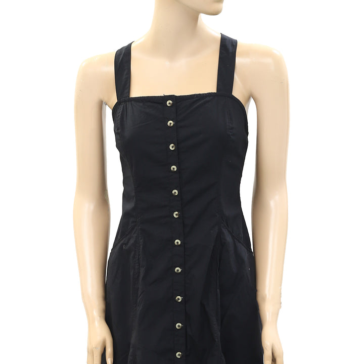 BDG Urban Outfitters Teega Button Midi Dress