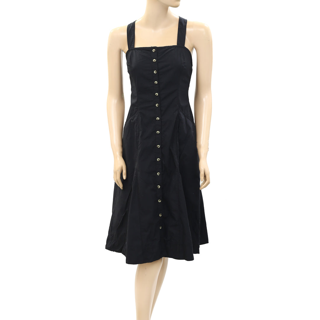 BDG Urban Outfitters Teega Button Midi Dress