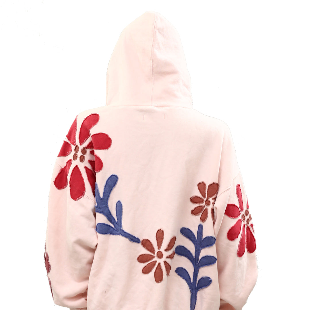 Free People We The Free it's a Vibe Flowers Hoodie Sweatshirt Tunic Top