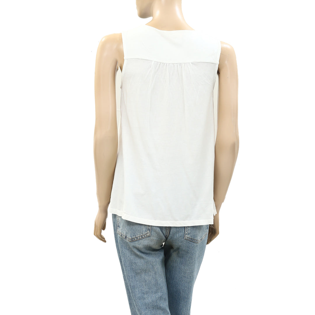 Lilly Pulitzer Jordy Embroidered Tank Blouse Top