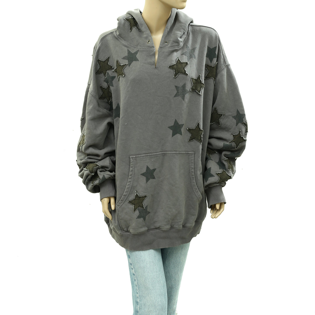 Free People We The Free Cosmic Comfort Sweatshirt Hoodie Top