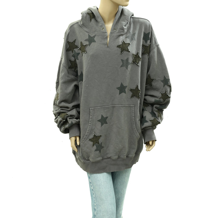 Free People We The Free Cosmic Comfort Sweatshirt Hoodie Top