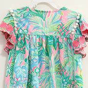 Lilly Pulitzer Embroidered Kids Girl Mini Dress