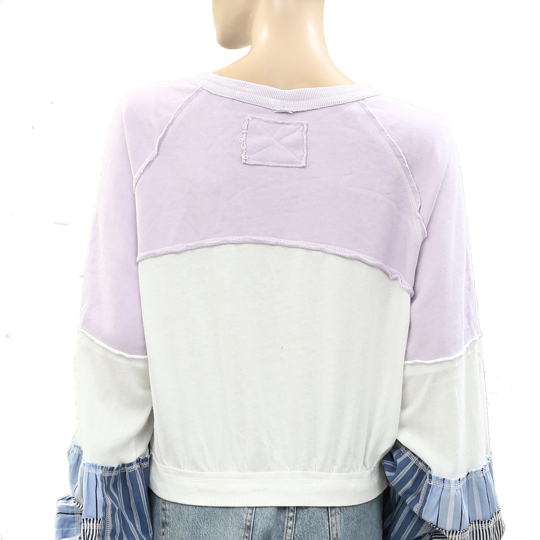 Free People We The Free Cool Girl Cuff Pullover Top