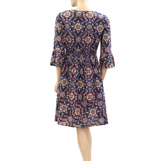 Odd Molly Anthropologie Floral Printed Mini Dress