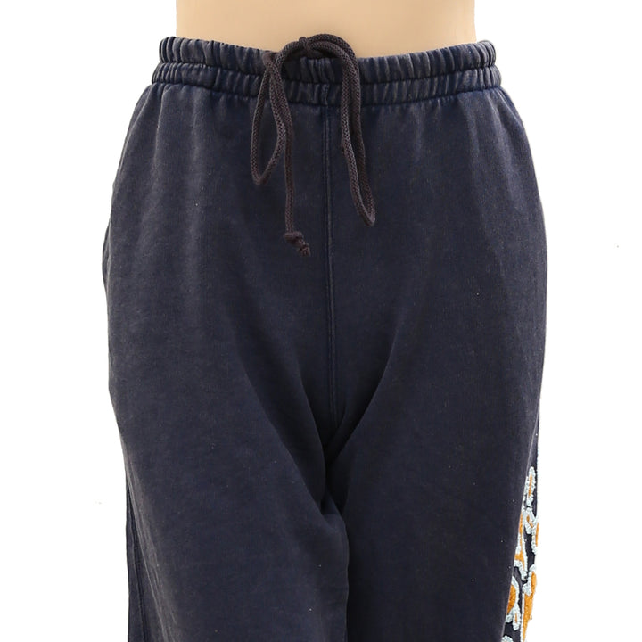 Free People FP Movement All Star Embroidered Trouser Pants