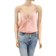 Intimately Free People Night Out Blouson Brami Slip Cami Cropped Top